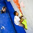 Segundo bloque - El segundo bloque de la final del Campeonato de Escalada en Bloque y Dificultad Vrtigo